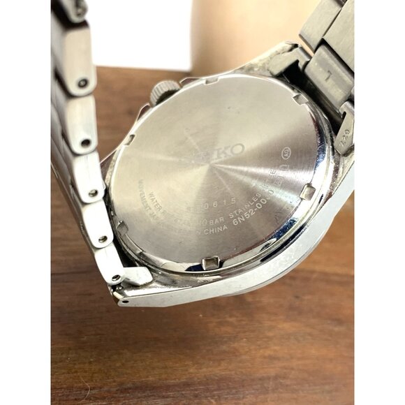 Seiko Men's Watch SBTH001 Quartz Silver Dial Date Stainless Steel 40mm $335 - Picture 6 of 14